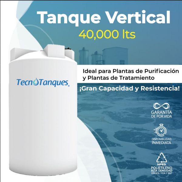 Tanque vertical 40 mil