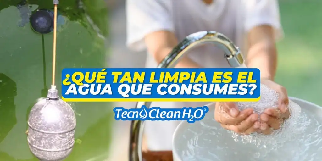 ¿Qué tan limpia es el agua que consumes?