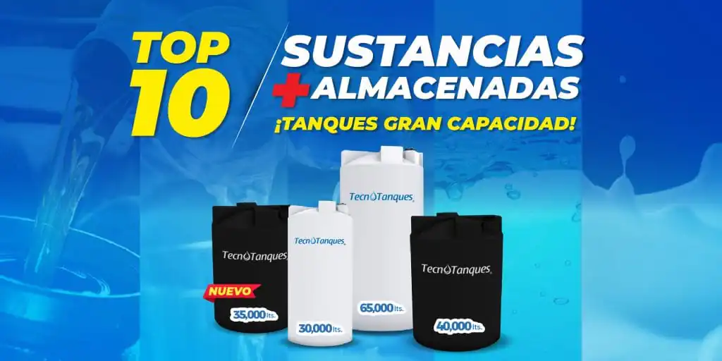 10 sustancias más almacenadas tanques polietileno 2023